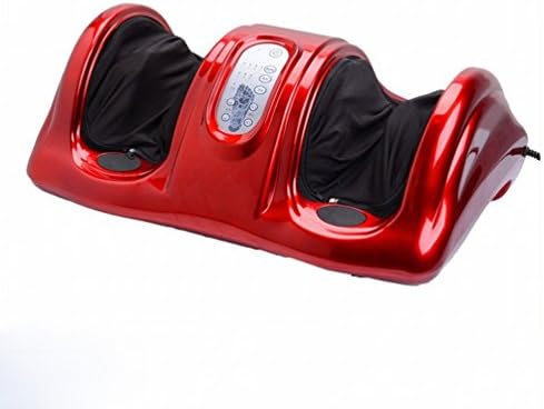 Three-Dimensional Bionic Massage Method Foot Machine / Shiatsu, Roller, Pneumatic Multi-Function Foot Massage / Relieve Fatigue, Promote Blood Turnover Massage,Red
