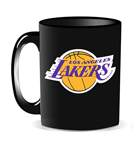 La Plume Dorée Logo Lakers NBA Mug en Boite individuelle Mixte Enfant, Noir