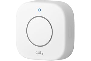 eufy Security E20 Inomhus Sirén, 110dB, kräver HomeBase, flexibel montering | Endast kompatibel med EU-version av HomeBase 2/3/Mini/Pro, 48t reservbatteri, 200m räckvidd, pålitligt inomhus säkerhetslarm