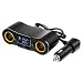 Produktbild Skryo 2 Steckdose Adapter Splitter Dual USB Hafen Ladegerät DC 12V 24V Auto Zigarette Leichter