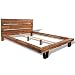 Produktbild vidaXL Massivholz Doppelbett Ehebett Bettrahmen Bettgestell Akazie 180x200 cm