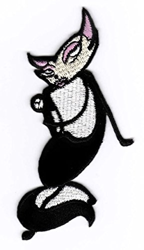 Evil Fox Comic Iron on Sew on Embroidered Badge Applique Motif Patch