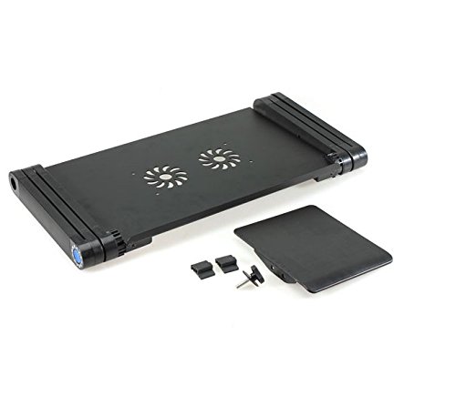 hensych® 360 ° Tragbarer, faltbarer Tisch Stand Schreibtisch Bett Sofa Tablett für MacBook Air Pro Acer Asus Dell Fujitsu Lenovo HP Samsung Sony Toshiba Laptop Notebook Ultrabook - 6