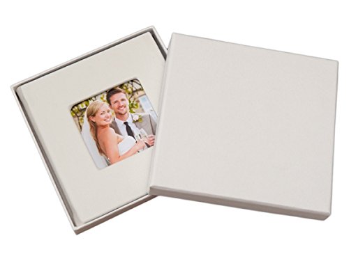 Elegant 2er CD/DVD/BlueRay Hülle. DVD Case für 2 Disk mit Bildfenster. Farbe Weiss - 4