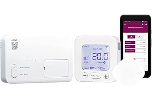 Horstmann/Secure H3747 4 Channel Wireless Smart WiFi App Phone Programmable Room Thermostat (Replaces H37XL & H47XL) - Hanicks