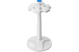 PRECIPETTE Pipette Rack, Lab Linear Micropipette/Pipette Stand Rack, Pipettor Holder Fits Up to 6 Laboratory Pipettes, Premium Engineering Plastic Polymer