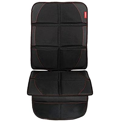 MATCC Protecteur de Siège D'auto en Cuir pour Bébé Sièges Enfant Véhicule Automobile Antidérapage Hydrofuge Couverture Siège Protector Noir Mat