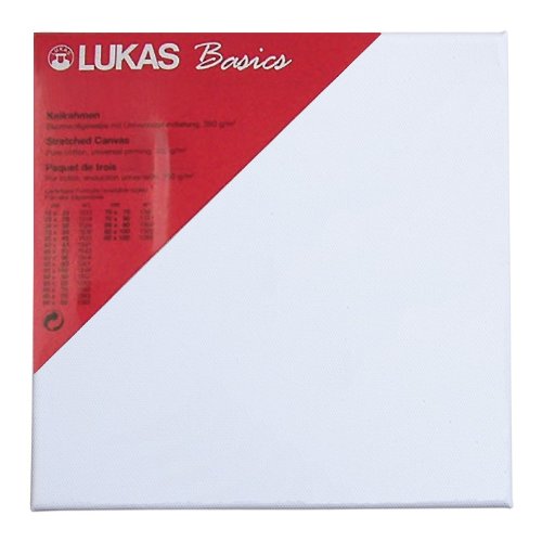 Lukas® Basics Keilrahmen – 20×20 cm – 16 mm Leistenstärke – hochwertige Leinwand aus 100% Baumwolle - 2