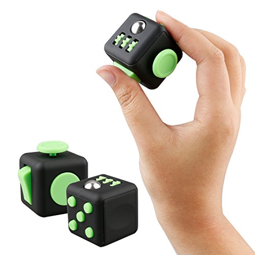A-szcxtop Novelty Fidget Cube Toy Foucs Attention 6 Sides Finger Toy for Relieves Stress And Anxiety Relax Gift for Adult Children Girl Boy