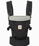 Ergobaby, Mochila portabebé Adapt Negro Geo