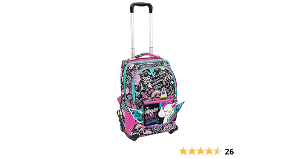 GoPop 21 Miss Unicorn Zaino Trolley con Schienale e Spallacci Imbottiti, 2  Ruote Light, Giochi Preziosi, Multicolore : Amazon.it: Valigeria