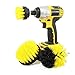 Produktbild Jeeke 3 Stück Bohrbürste Küche Reinigungsbürste Hurricane Spin Scrubber Power Scrubber Brush Cleaner Tool Gelb - Versand aus USA