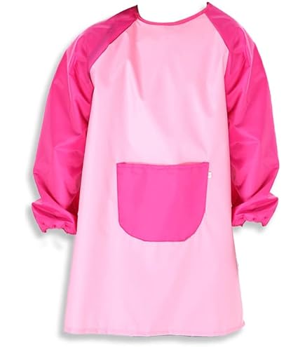 BRUNNEN Kinderschürze Tulip – Mit Klickverschluss & Großer Tasche, Wasserabweisend (40 % Baumwolle, 60 % Polyester)