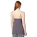 Presence Womens Dark Grey Spotted Bow Jersey Camisole 16