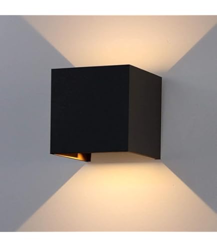 Industriële Buitenwandlamp QAZQA Industriele Buitenwandlamp Femke – Zwart, IP44, GU10, Max. 35 Watt Voor Voordeur Tuin Badkamer