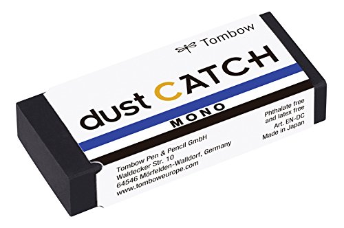 Tombow EN-DC Radierer MONO dust Catch für rückstandsloses Radieren, 19 g