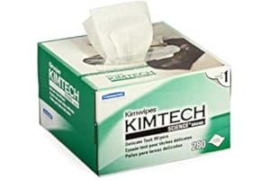 Danitech Staubfreie/Fusselfreie Tücher Kim-Wipes zum Reinigen von LWL Leitungen, Elektronikplatinen etc. (0,0285 pro Tuch)