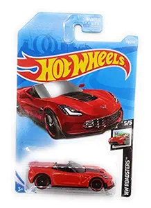 Hot Wheels 2019 Corvette C7 Z06 Convertible Roadsters 5/5 (Red)