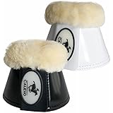 Calevo - LACK Kunstleder Springglocken mit Lammfell