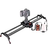 motor slider timelapse kit Kompatibel mit den meisten Kameras Der Ashanks Kamera-Slider ist ein 120cm-langer motorbetriebener Kamera-Slider mit 3/8
