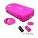 Produktbild Tuqiang® Schlüsselhülle für for Mazda 2 3 5 6 7 8 CX-3 CX-4 CX-5 cx7 cx9 1PC Rose 3 Tasten Silikon Schlüsselcover Autoschlüssel Hülle