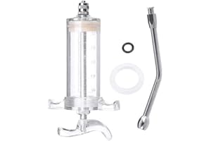 ILS I LOVE SHOPPING KUNSE 50Cc Réutilisable Injecteur Bétail Moutons Chèvre De Bovins Drencher Ajuster Dose Syringe