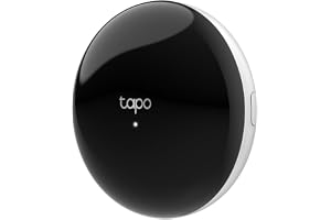 Tapo TP-Link Smart IR & IoT-hub, allt-i-ett-infraröd fjärrkontroll, materia-certifierad, överlägsen kompatibilitet, platskontroll, offline-kontroll, röststyrning, inbyggd siren (Tapo H110)
