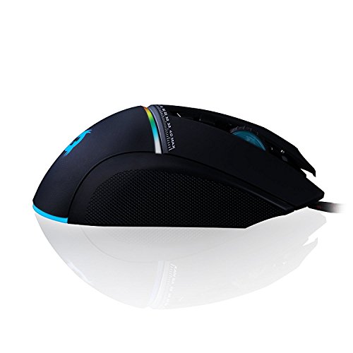 KLIM Skill Rat  n Gaming de Alta Precisi  n USB 2018 Versi  n     dpi Ajustable     Botones Programables     C  moda Postura para Todos los Tama  os de Manos     Excelente Agarre Negro