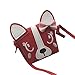 Produktbild Dragon868 Kinder Crossbody Tasche Cute Animal Bowknot Leder Handtasche Schultertasche Mini Umhängetasche (Rot)