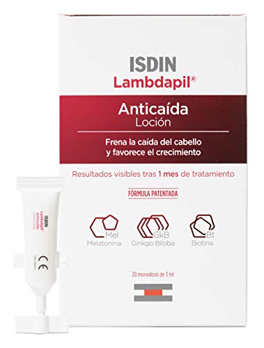 Isdin Lambdapil - Loción Anticaída, 20 monodosis de 3 ml