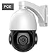 Produktbild WGCC PTZ IP Kamera H.264 / H.265 Onvif 4 Megapixel Ir 80M Ip66 Voller 1080P Pan Tilt 18X optischer Zoom für CCTV-Kamera für Außen- und Innenbereich