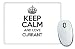 Produktbild Schwarz Keep Calm und Love Johannisbeere Mauspad TXT 2395