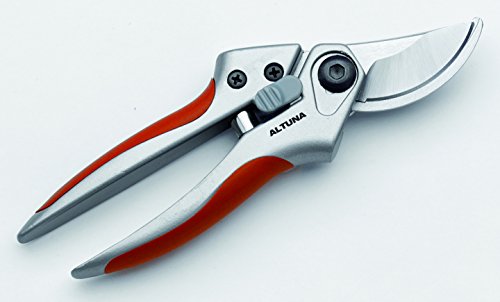 Altuna J441 - Tijera poda de una mano, corte bypass, con hoja curva 21 cm
