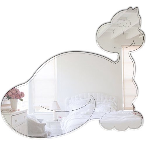 Mungai Mirrors 45cm Baby Brontosaurus Acrylic Mirror