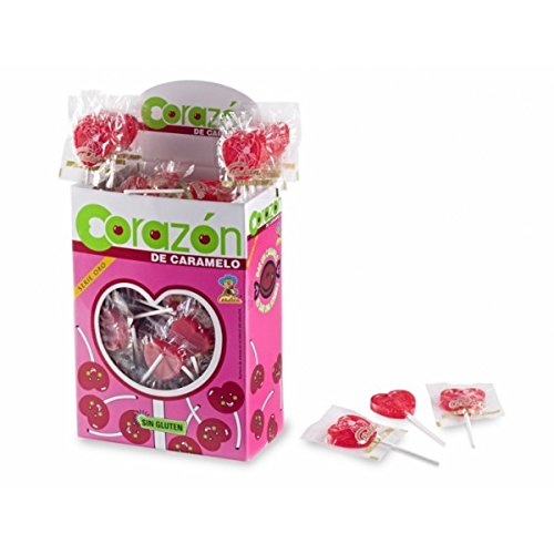 Corazón de caramelo - Piruleta - 110 unidades