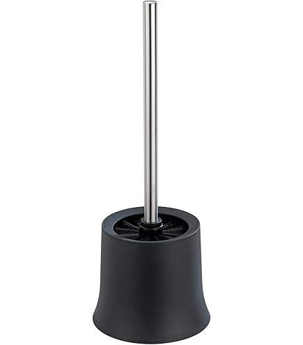 Scopino WC Wenko Con Manico Acciaio Inossidabile - Extra Lungo, Design Pratico, Argento/Nero - Foto 10