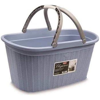 Wäschewanne 60 x 37,5 x 28 cm mit Bügel / Einkaufskorb mit Bügel