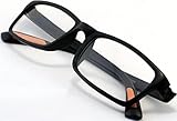 TR90 Quality Reading Glasses with Pouch, Super-Lite and Bendable, in Black or Red or Brown, +1.0 +1.5 +2.0 +2.5 (Black, +1.50)