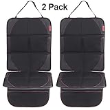 [ ANTIDESLIZANTE ] Con la correa ajustable, lengueta especial y material de cuero PVC tendra toda la seguridad necesaria para evitar cualquier deslizamiento tanto en el asiento del coche como con la silla. Garantizado.