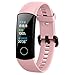 Produktbild Mumuj Fitness Tracker, Smart Watch Huawei Honor Band 5 Smartwatch Wasserdicht Tauchen 50m Fitness Armband mit Pulsmesser Blutsauerstoff-GPS Tracker Schrittzähler Uhr für Damen Herren (Rosa)