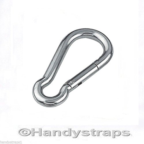 Preisvergleich Produktbild 8 MM X 80 mm Karabiner Karabinern Karabiner Karabinerhaken Edelstahl Marine