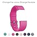 Price comparison product image Sunface Fitbit Charge 2 Bands- Rose Pink Classic Soft Silicone Adjustable Replacement Accessories Sport Strap Band for Fitbit Charge 2 Smartwatch Heart Rate Fitness Wristband