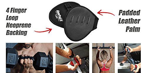 Alternative für Trainingshandschuhe – Lederne Handschuhe – Grips für Gewichtheben … - 3