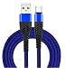 Produktbild TopgadgetsUK Android Ladekabel Nylon Datenkabel Highspeed Transmission Wire 1M Micro USB Ladekabel mit versilberten Steckern für Sasmung Galaxy J5