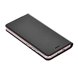 Huawei Nova Hülle, IVSO Hohe Qualität Advanced Shock Absorption Technology Case Folio Tasche Cover für Huawei 51090UAW nova Smartphone (12,7 cm (5 Zoll), 32GB, Dual-SIM, 12 Megapixel Kamera, Android), Schwarz - 