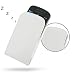 Produktbild PDAir Blackberry Q10 Handyhülle Tasche (Weiß), Echtleder Handyhülle Tasche Schutz Cover Telefonkasten, Handarbeit Prämie Vertical Tasche Für Blackberry Q10 (No Gürtelclip)