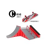 Gran regalo para los entusiastas de los deportes y los amantes del monopatín, lo disfrutarán con este juguete de Skate Park Kit.