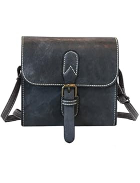 Umhängetasche Vintage Damen, Sunday Frauen Mädchen Mode Vintage Buckle Flap Bag Crossbody Umhängetasche 17.5cm...