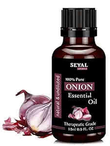 Seyal Onion Essential Oil Pure & Natural Therapeutic Grade, Perfect For Skin & Hair Therapy (15ml)