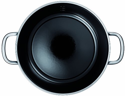 Silit Schmorpfanne unbeschichtet Ø 24cm schwarz Professional Made in Germany Innenskalierung Schüttrand Edelstahlgriff Silargan Funktionskeramik induktionsgeeignet spülmaschinengeeignet - 3